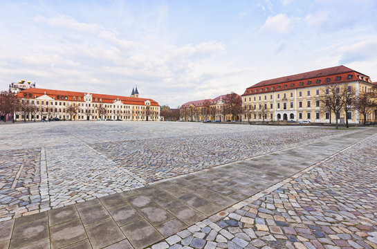 Domplatz mit Landtag und Justizministerium, Magdeburg