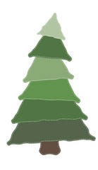 Christmas tree with stitch