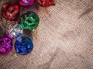 closeup ball gift ornament