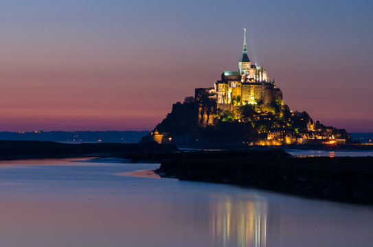Mont Saint Michel,landscape of France