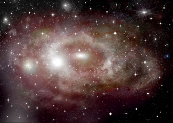 Fototapeta premium galaxy in a free space