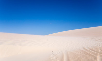 Sand dunes in windy Jericoacoara, Brazil