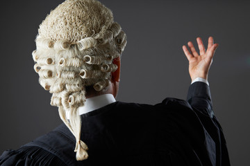 Barrister Making Speech In Court