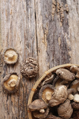 Dried shiitake mushroom