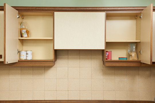 Empty Kitchen Cupboards