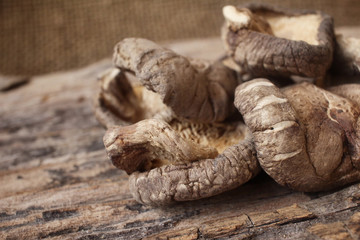 Dried shiitake mushroom