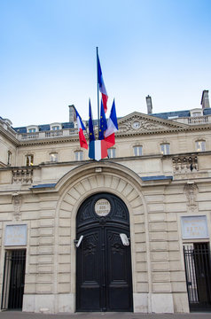 Frontage of the deposits and Consignments Fund in Paris