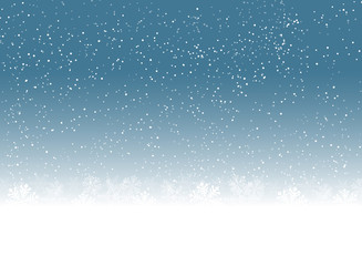 blue snowflake background