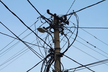 Illegal electricity connection, power stealing