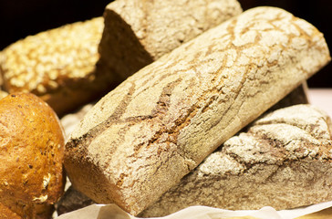 Still life of bread. 