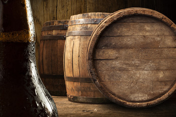 background of barrel