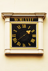 old clock on building