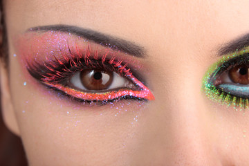 Fototapeta premium Eye makeup