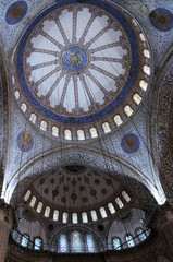 Fototapeta na wymiar Blue Mosque Interior