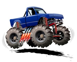 Cartoon Monster Truck © Mechanik
