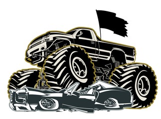 Cartoon Monster Truck © Mechanik
