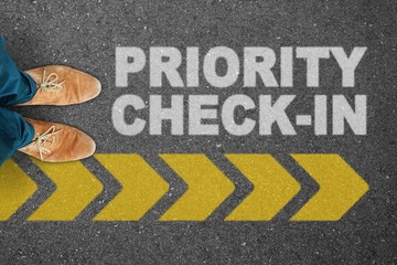 th n priority check-in I