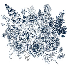 Nice vector flowers © Zenina-Lembrik