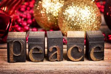 Peace message