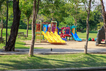 Colorful children playground