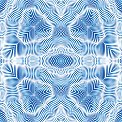 Waves seamless pattern