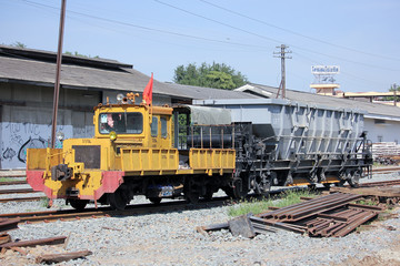 Maintenance train of State railway of thailand