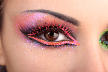 Fototapeta premium Eye makeup