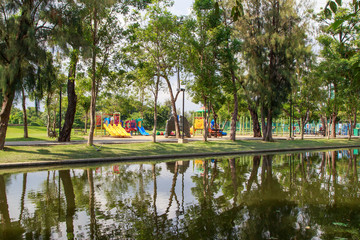 Colorful children playground