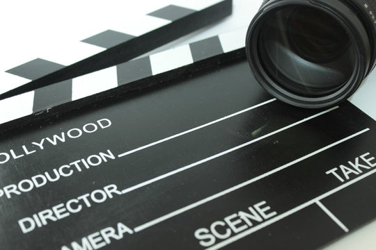clapper and cinema