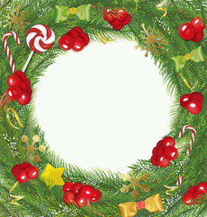 Fototapeta na wymiar Christmas background. Vector illustration