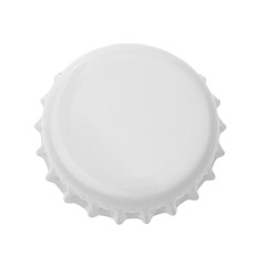 Bottle cap isolated on white background. without shadow
