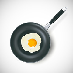 Frying Pan With Egg