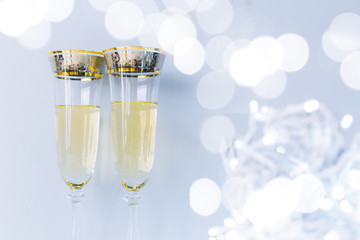 Christmas champagne