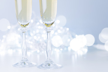 Christmas champagne