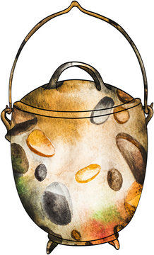 Watercolor Cauldron