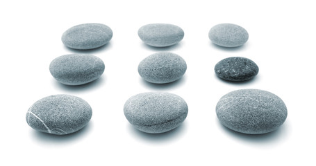 stones isolated on white background