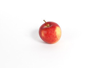 Apple on white background