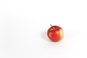 Apple on white background