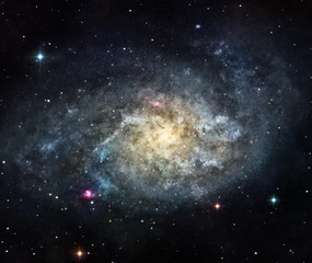 Obraz na płótnie Canvas The galaxy
