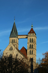 Fototapeta premium Stadtkirche Esslingen