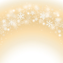 Abstract winter christmas background with snowflake