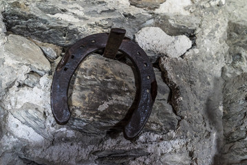 Altes Hufeisen als Symbol f&uuml;r Gl&uuml;ck