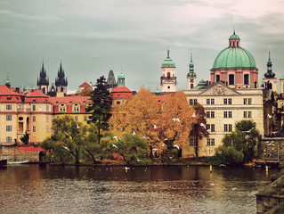 Fototapeta na wymiar Historic palace in Prague