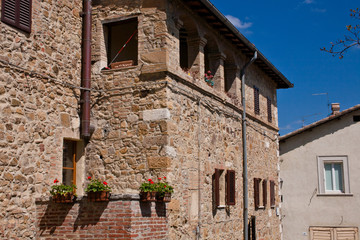 Fototapeta na wymiar Old medieval building