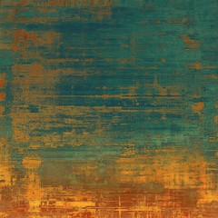 Old background with delicate abstract texture. With different color patterns: yellow (beige); brown; blue; green