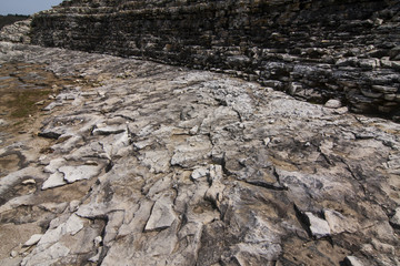 eroded coastline in Black Sea