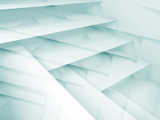 Abstract background with white layered structures