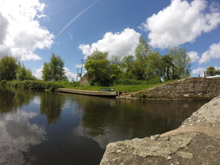 Fototapeta premium The calm waters of river Exe in Devon