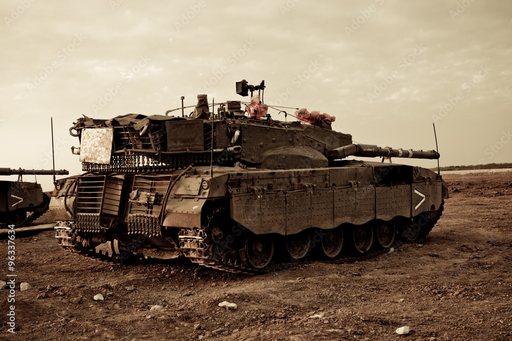 Wall mural merkava mk 4 baz main battle tank