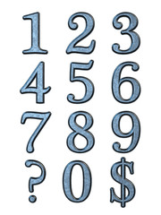 Alphabet letters 3D